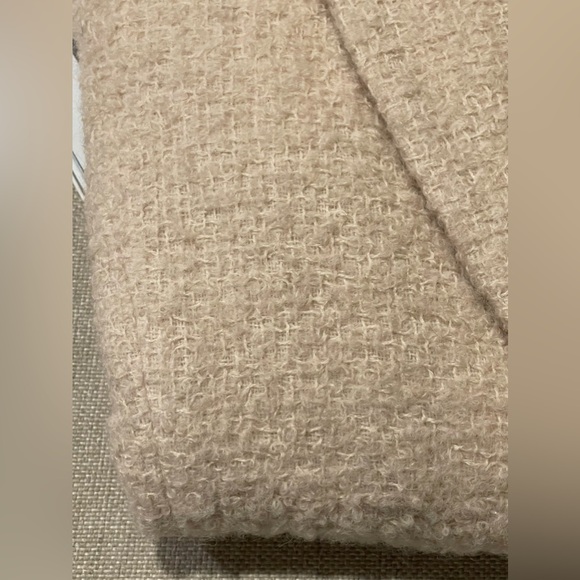 Eileen Fisher Boucle Lined Wool Jacket / Blazer In Cream/Ivory Size M - Picture 13 of 15